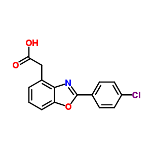 2-(4-Chlorophenyl)-4-benzoxazoleacetic acid Structure,60723-68-4Structure