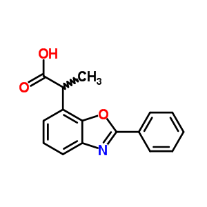 α-methyl-2-phenyl-7-benzoxazoleacetic acid Structure,60723-71-9Structure