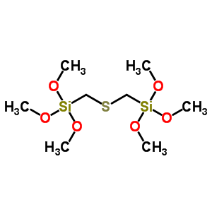 Bis(trimethoxysilylmethyl) sulfide Structure,60764-84-3Structure