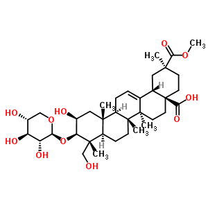 美商陆皂苷 B结构式_60820-94-2结构式