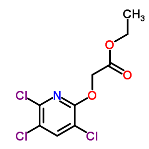 (3,5,6-三氯-2-吡啶)氧基乙酸乙酯结构式_60825-27-6结构式
