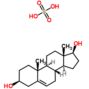 5-雄甾烯-3 beta,17 beta-二醇硫酸盐结构式_60825-60-7结构式