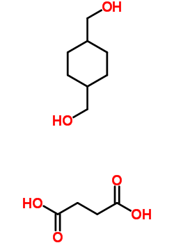 聚(1,4-环己烷二甲基 琥珀酸酯)结构式_60836-39-7结构式
