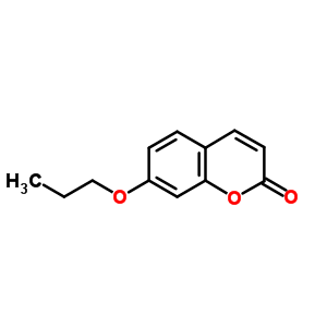 7-丙氧基-色烯-2-酮结构式_6093-73-8结构式
