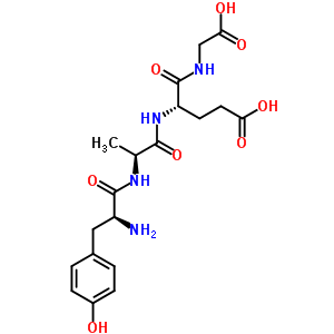 聚(酪氨酰-丙氨酰-谷氨酰-甘氨酸)结构式_61037-73-8结构式