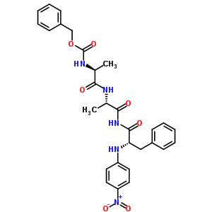 Benzyloxycarbonylalanyl-alanyl-phenylalanine-4-nitroanilide Structure,61043-35-4Structure