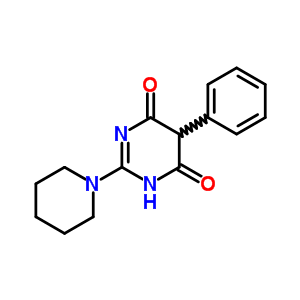 5-苯基-2-哌啶嘧啶-4,6(1H,5H)-二酮结构式_61280-28-2结构式