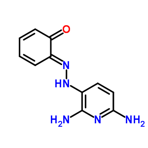 2-((2,6-二氨基-3-吡啶)氮杂)-苯酚结构式_61294-34-6结构式