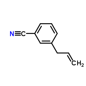 3-烯丙基苯甲腈结构式_61463-62-5结构式