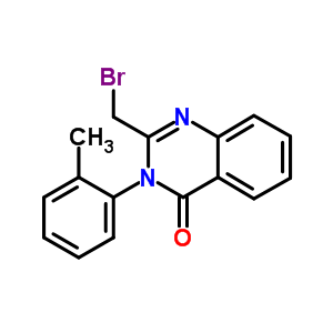2-(Bromomethyl)-3-(2-methylphenyl)quinazolin-4(3h)-one Structure,61554-48-1Structure