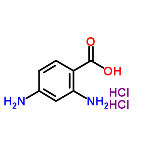 2,4- Diaminobenzoic acid dihydrochloride Structure,61566-58-3Structure