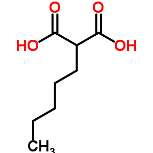 2-戊基丙二酸结构式_616-88-6结构式