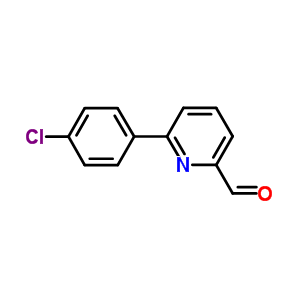 6-(4-Chlorophenyl)-2-pyridinecarboxaldehyde Structure,61704-30-1Structure