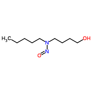 4-(戊基亚硝基氨基)-1-丁醇结构式_61734-86-9结构式