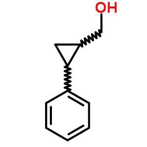 (2-苯基环丙基)甲醇结构式_61826-40-2结构式