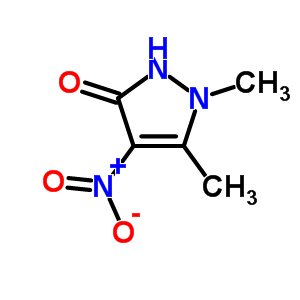 3H-pyrazol-3-one,1,2-dihydro-1,5-dimethyl-4-nitro- Structure,61885-22-1Structure