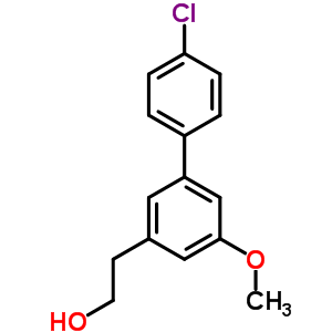 4’-Chloro-3-(2-hydroxyethyl)-5-methoxybiphenyl Structure,61888-67-3Structure