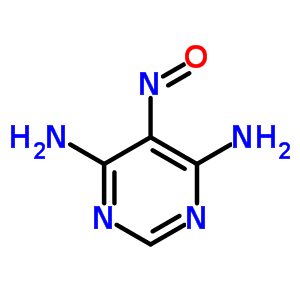 (9CI)-5-亚硝基-4,6-嘧啶二胺结构式_61908-15-4结构式
