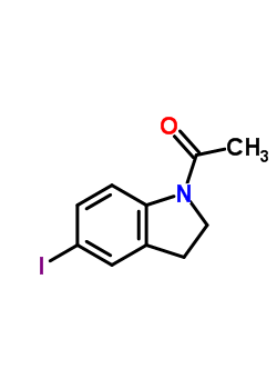 1-乙酰基-2,3-二氢-5-碘吲哚结构式_61995-51-5结构式