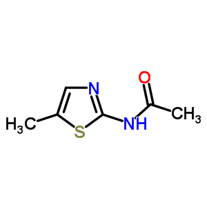 N-(5-甲基-2-噻唑)-乙酰胺结构式_61996-32-5结构式