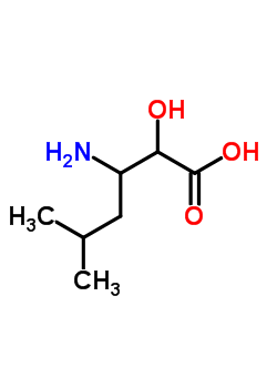 3-氨基-2-羟基-5-甲基己酸结构式_62023-30-7结构式