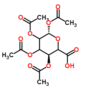 1,2,3,4-Tetra-o-acetylhexopyranuronic acid Structure,62133-77-1Structure