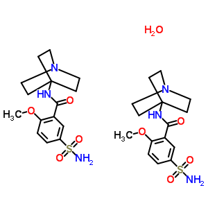 2-Methoxy-n-(3-quinuclidinyl)-5-sulfamoylbenzamide Structure,62190-15-2Structure