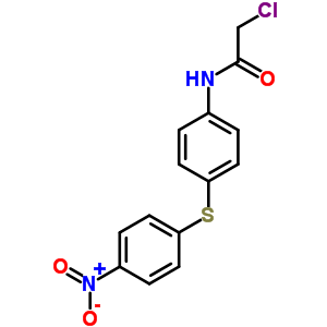 2-Chloro-n-[4-[(4-nitrophenyl)thio]phenyl ]acetamide Structure,62292-40-4Structure