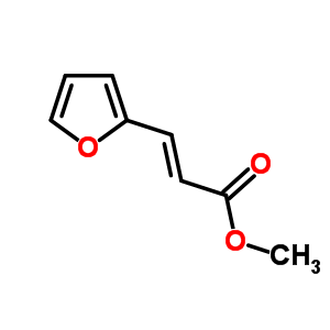 3-(2-呋喃)-2-丙酸甲酯结构式_623-18-7结构式