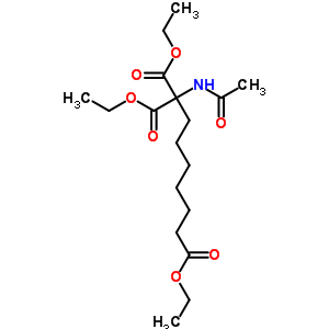 Triethyl 1-(acetylamino)heptane-1,1,7-tricarboxylate Structure,62333-39-5Structure