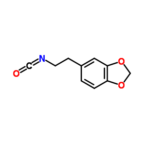 3 4-Methylenedioxyphenethyl isocyanate Structure,62334-09-2Structure