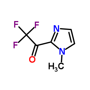 Ethanone,2,2,2-trifluoro-1-(1-methyl-1h-imidazol-2-yl)-(9ci) Structure,62366-56-7Structure