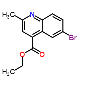 Ethyl 6-bromo-2-methylquinoline-4-carboxylate Structure,62482-30-8Structure