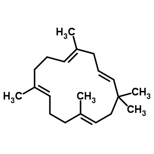 (1E,4e,8e,12e)-2,6,6,9,13-pentamethyl-1,4,8,12-cyclopentadecatetraene Structure,62498-93-5Structure