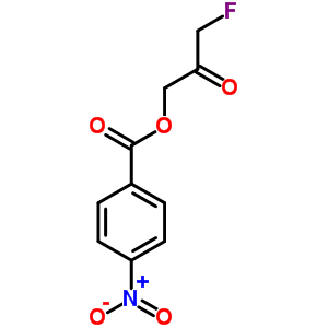 3-Fluoro-2-oxopropyl =p-nitrobenzoate Structure,62522-66-1Structure