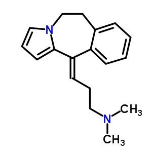 3-(9-Chloro-6,11-dihydro-5h-pyrrolo(2,1-b)(3)benzazepin-11-ylidene)-n,n-dimethyl-1-propanamine Structure,62541-85-9Structure