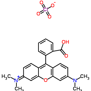 9-(2-Carboxyphenyl)-3,6-bis(dimethylamino)xanthylium perchlorate Structure,62669-72-1Structure