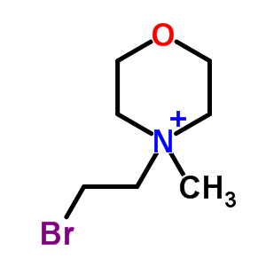 4-(2-溴乙基)-4-甲基-1-噁-4-氮杂环己烷结构式_6268-76-4结构式
