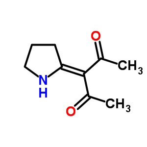 3-吡咯烷-2-基-戊烷-2,4-二酮结构式_62686-84-4结构式