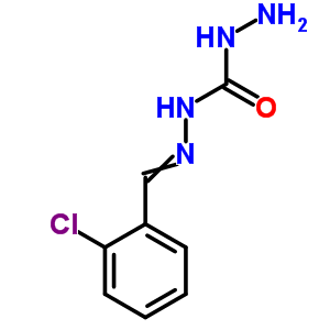1-氨基-3-[(2-氯苯基)亚甲基氨基]脲结构式_62692-94-8结构式