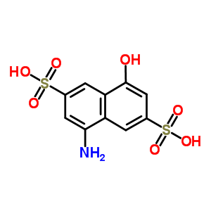 4-氨基-8-羟基-萘-2,6-二磺酸结构式_6271-90-5结构式