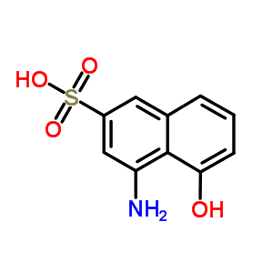 4-氨基-5-羟基-萘-2-磺酸结构式_6271-91-6结构式