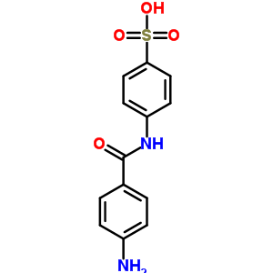 4-[(4-氨基苯甲酰基)氨基]苯磺酸结构式_6272-14-6结构式