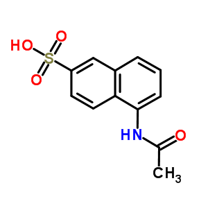 5-乙酰氨基萘-2-磺酸结构式_6272-21-5结构式