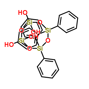 6,6,8,8-Tetraphenyl-1,3,5,7,2,4,6,8-tetroxatetrasilocane-2,2,4,4-tetrol Structure,62725-49-9Structure