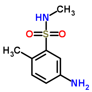 5-氨基-n,2-二甲基-苯磺酰胺结构式_6274-17-5结构式
