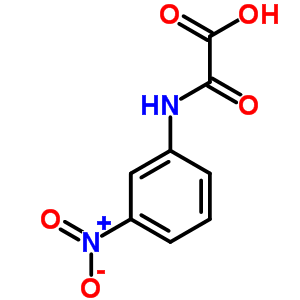 2-[(3-硝基苯基)氨基]-2-氧代-乙酸结构式_6274-26-6结构式