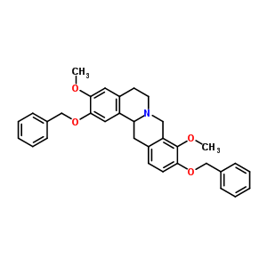 2,10-Bis(benzyloxy)-3,9-dimethoxy-5,8,13,13a-tetrahydro-6h-isoquinolino[3,2-a]isoquinoline Structure,62744-18-7Structure