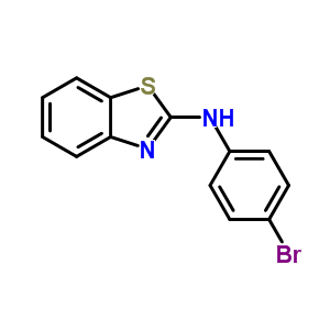 N-(4-溴苯基)苯并噻唑-2-胺结构式_6278-86-0结构式
