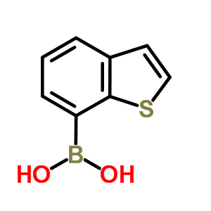 1-苯并噻吩-7-硼酸结构式_628692-17-1结构式